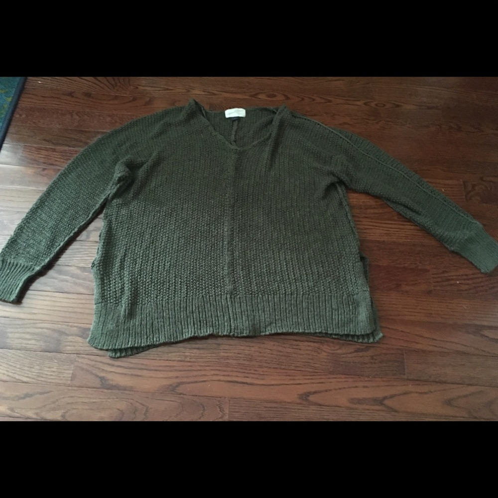 Green sweater